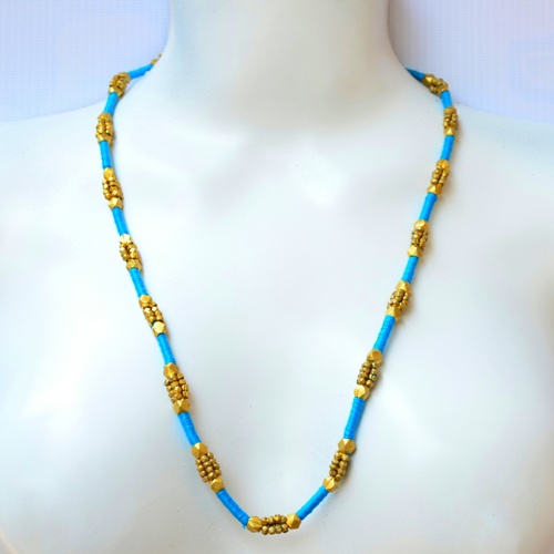 Color Full Tribal Dhokra Bits Chain